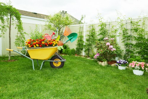Sustainable landscaping practices with rainwater harvesting system